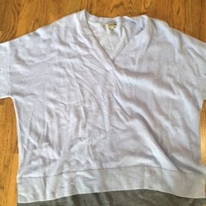 Vince cashmere short sleeved sweater